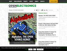 Tablet Screenshot of open-electronics.org